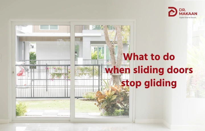 Signs of damaged sliding door and window rollers