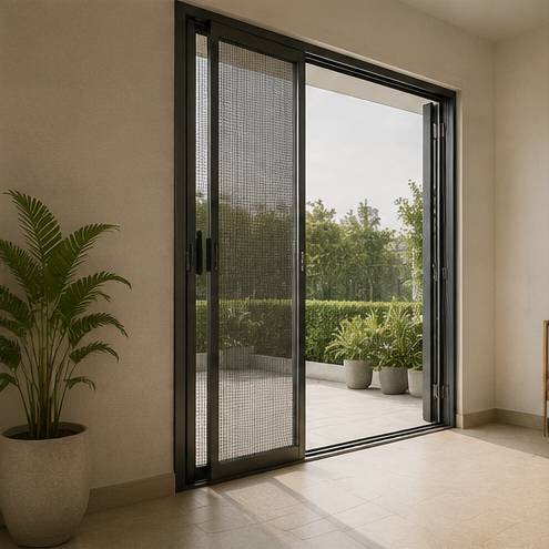 Comparison of fixed mosquito mesh and sliding mosquito mesh systems