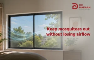 Mosquito net costs for windows and doors installed in a Delhi NCR home